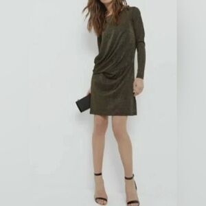 Ted Baker Sheer Glitter Shimmer Dress US 4